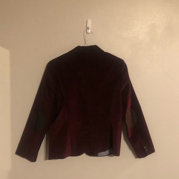 Velvety Burgundy Blazer from Banana Republic - Picture 2 of 5